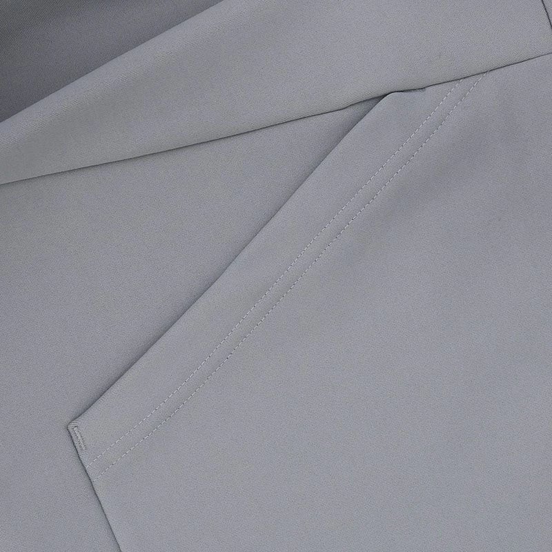 Men's Niall Overhead Fleece Hoodie Grey - Image 7