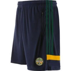 Offaly GAA Men's Portland Training Shorts Marine / Bottle / Amber