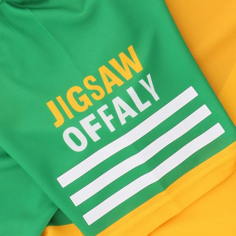 Offaly GAA Player Fit Alternative Goalkeeper Jersey Amber 2022 - Image 7