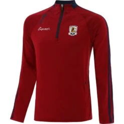 Galway GAA Men's Ohio Brushed Half Zip Top Red / Marine