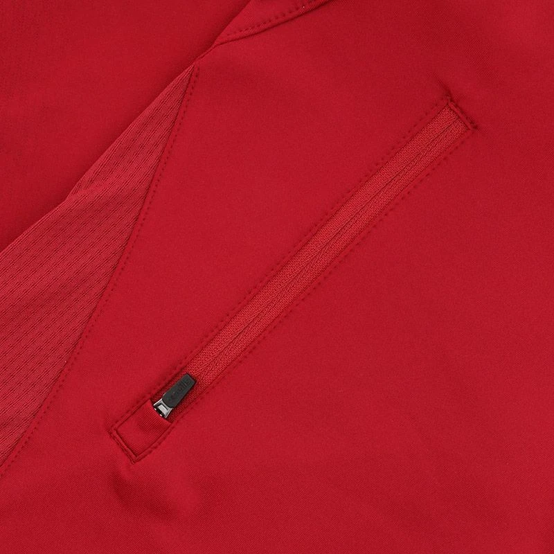 Mayo GAA Men's Ohio Brushed Half Zip Top Red / Black - Image 4