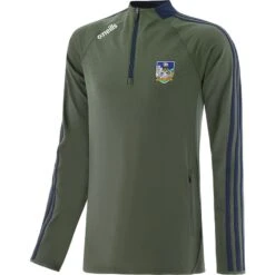 Limerick GAA Kids' Ohio Brushed Half Zip Top Green / Marine