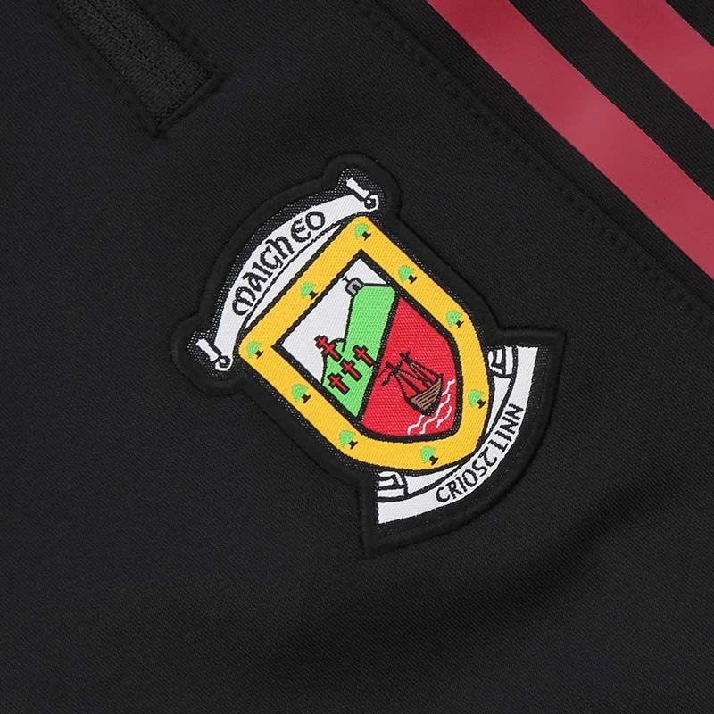 Mayo GAA Men's Ohio Hybrid Skinny Pants Black / Red - Image 4