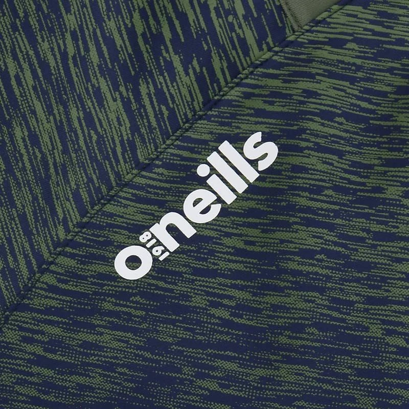 Donegal GAA Kids' Ohio Hybrid Half Zip Top Marine / Green - Image 3