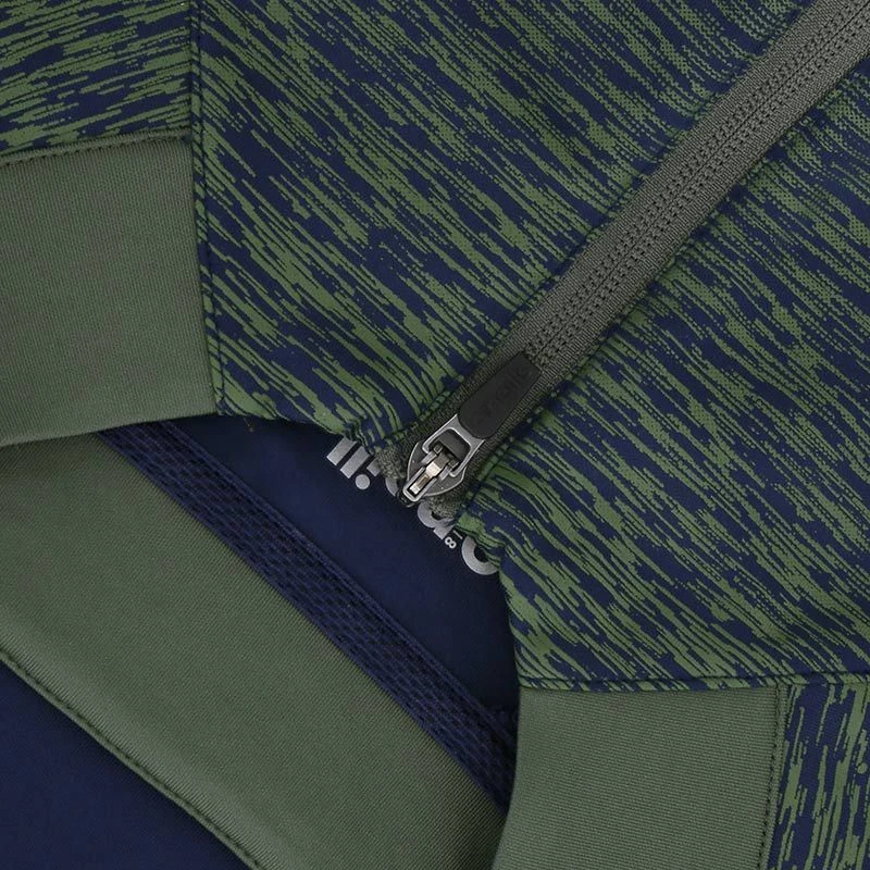 Donegal GAA Kids' Ohio Hybrid Half Zip Top Marine / Green - Image 4