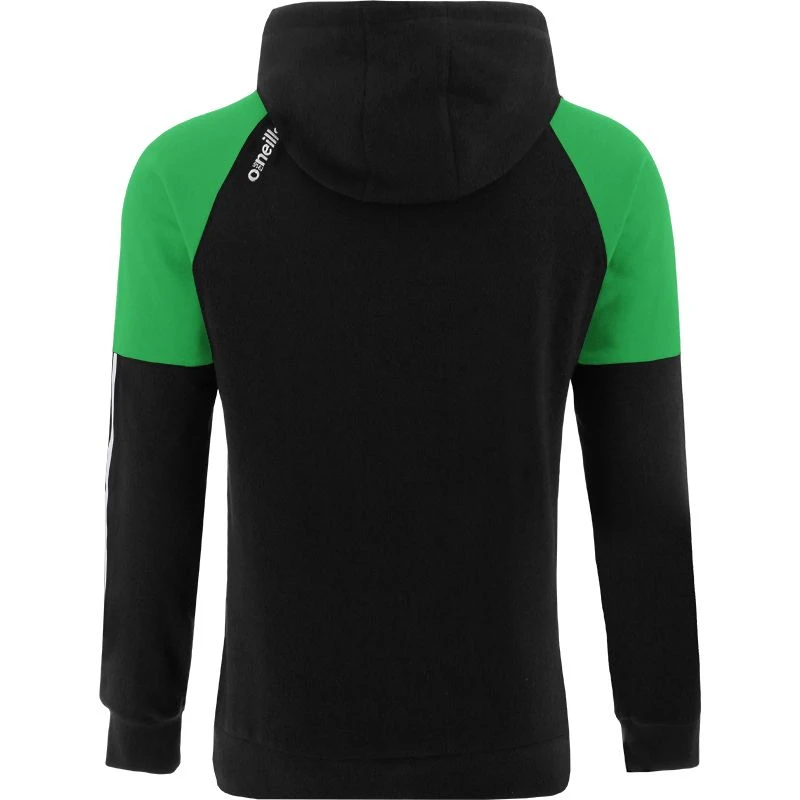 Men's Oslo Fleece Pullover Hoodie Marine / Green / White - Image 2