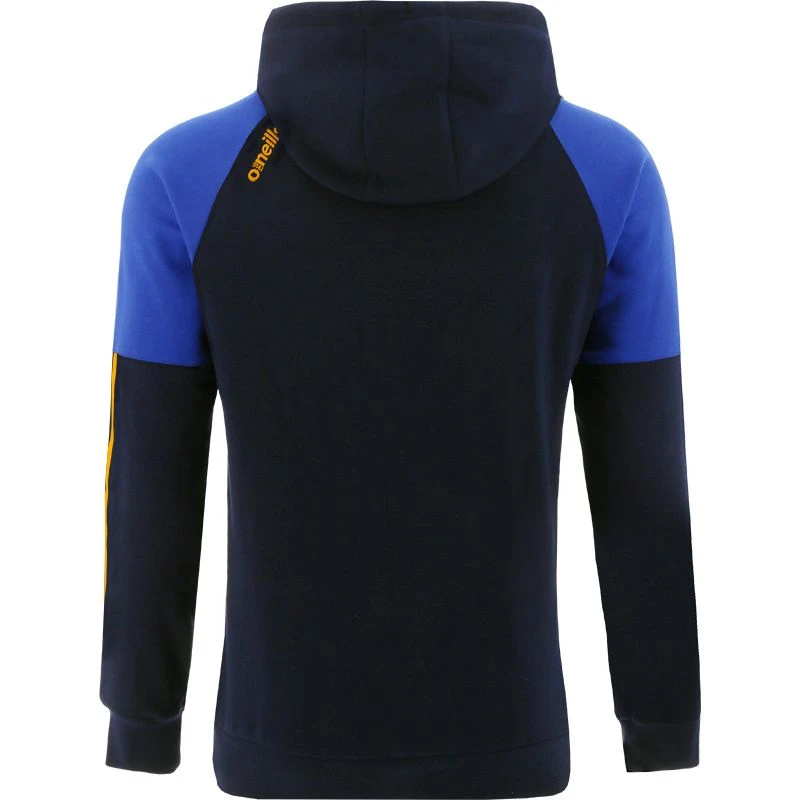Kids' Oslo Fleece Pullover Hoodie Marine / Royal / Amber - Image 2