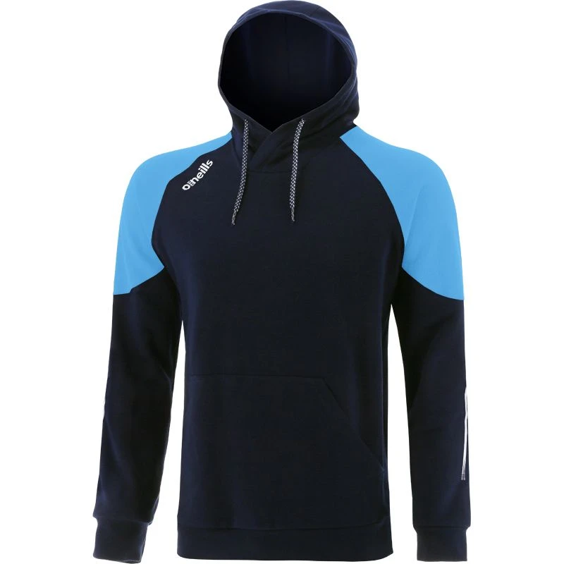 Men's Oslo Fleece Pullover Hoodie Marine / Sky / White