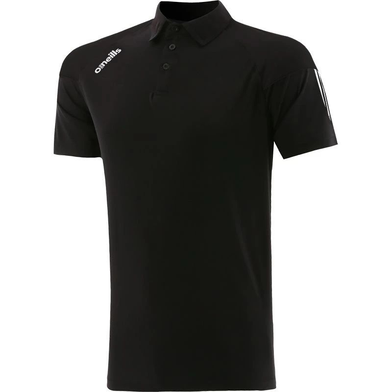 Men's Oslo Polo Shirt Black / White