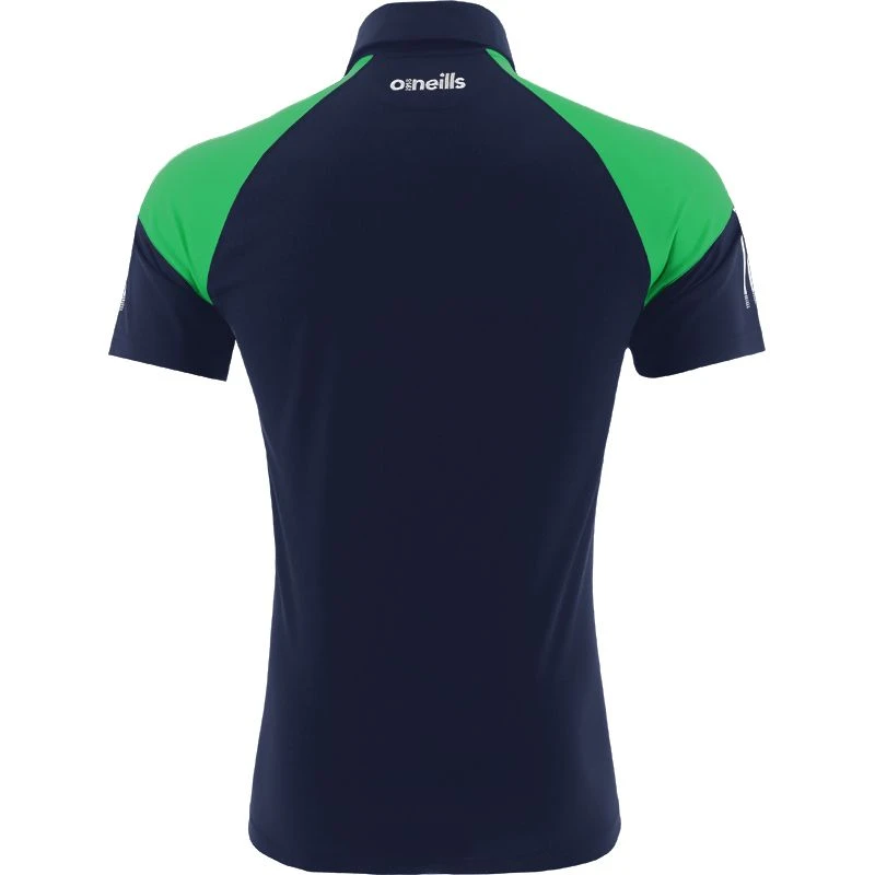 Men's Oslo Polo Shirt Marine / Green / White - Image 2