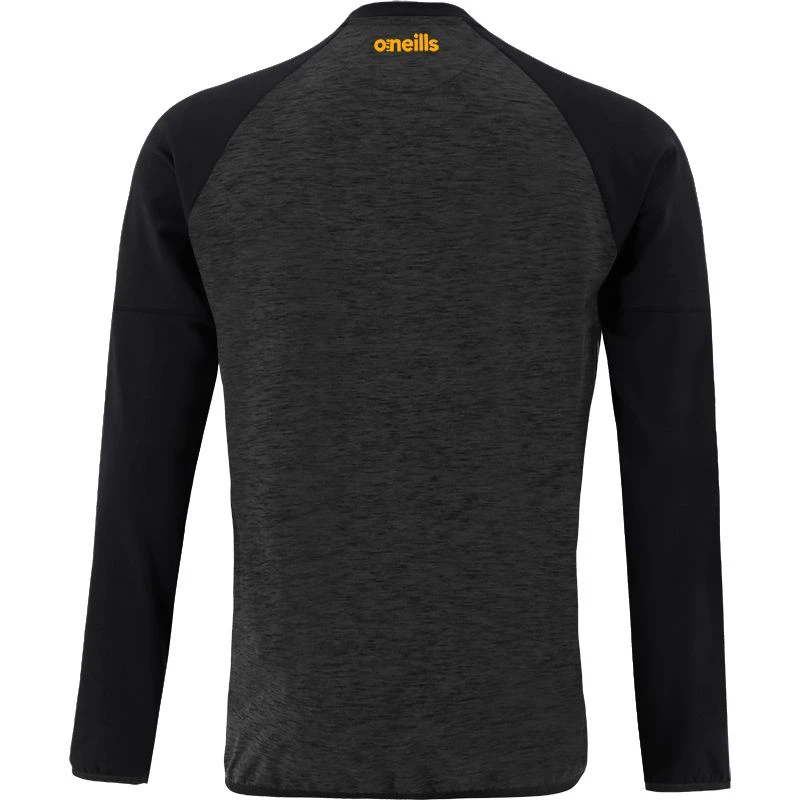 Men's Osprey Brushed Crew Neck Sweatshirt Black / Amber - Image 2