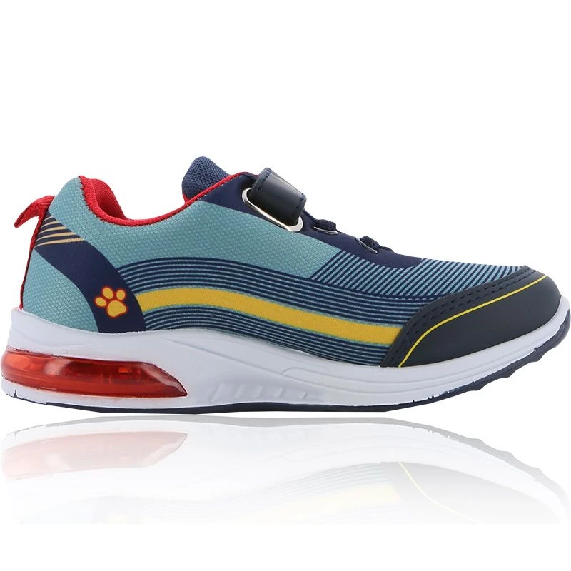Paw Patrol Light Up Trainers Grey Blue / Navy - Image 2