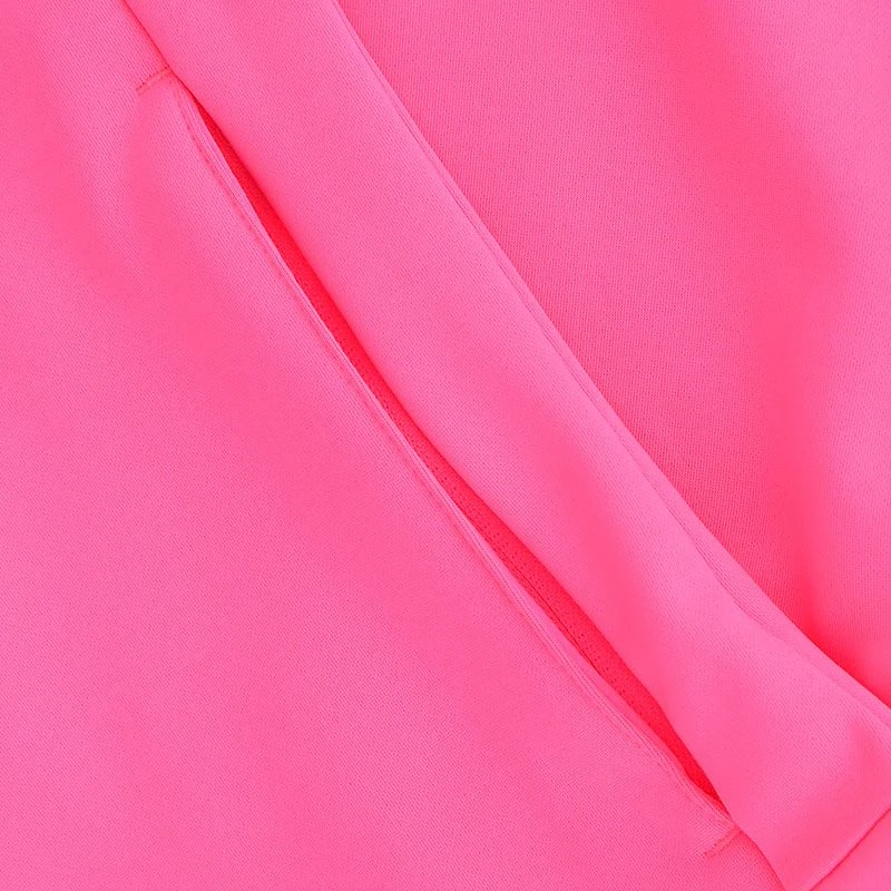 Dublin GAA Kids' Peak Technical Fleece Overhead Hoodie Pink / Marine / White - Image 4