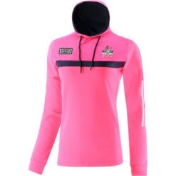 Cork GAA Women's Peak Technical Fleece Overhead Hoodie Pink / Marine / White