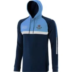 Dublin GAA Men's Peak Technical Fleece Overhead Hoodie Marine / Sky / White