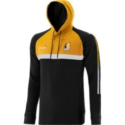 Kilkenny GAA Men's Peak Technical Fleece Overhead Hoodie Black / Amber / White