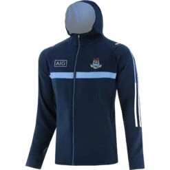 Dublin GAA Kids' Peak Technical Fleece Full Zip Hoodie Marine / Sky / White