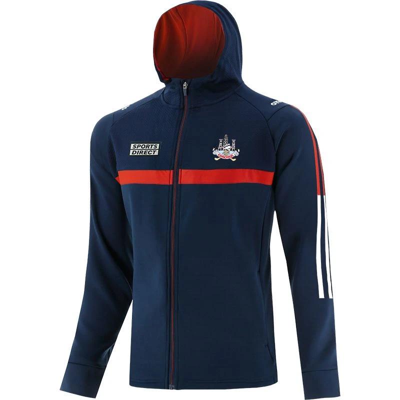 Cork GAA Kids' Peak Technical Fleece Full Zip Hoodie Marine / Red / White