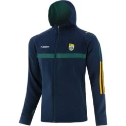 Kerry GAA Kids' Peak Technical Fleece Full Zip Hoodie Marine / Bottle / Amber