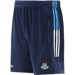 Dublin GAA Kids' Peak Training Shorts Marine / Sky / White