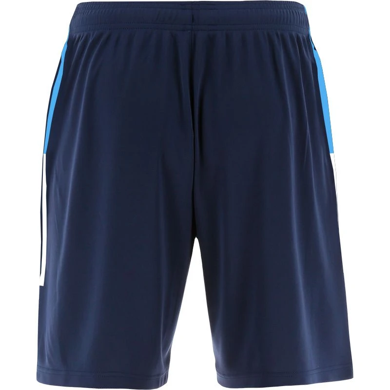 Dublin GAA Kids' Peak Training Shorts Marine / Sky / White - Image 3