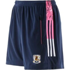 Galway GAA Women's Peak Training Shorts Marine / Pink / White