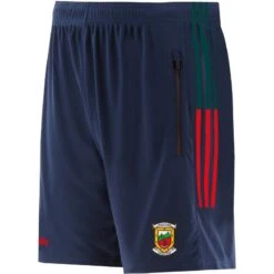 Mayo GAA Men's Peak Training Shorts Marine / Bottle / Red