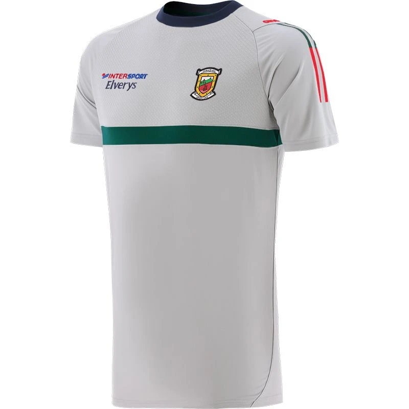Mayo GAA Men's Peak T-Shirt Silver / Bottle / Red
