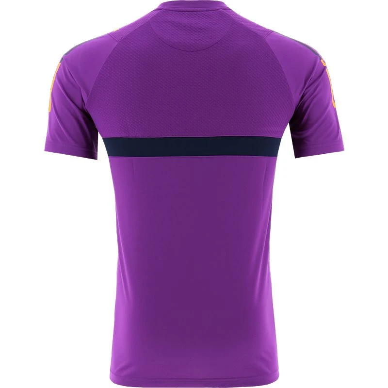 Wexford GAA Kids' Peak T-Shirt Purple / Marine / Amber - Image 2