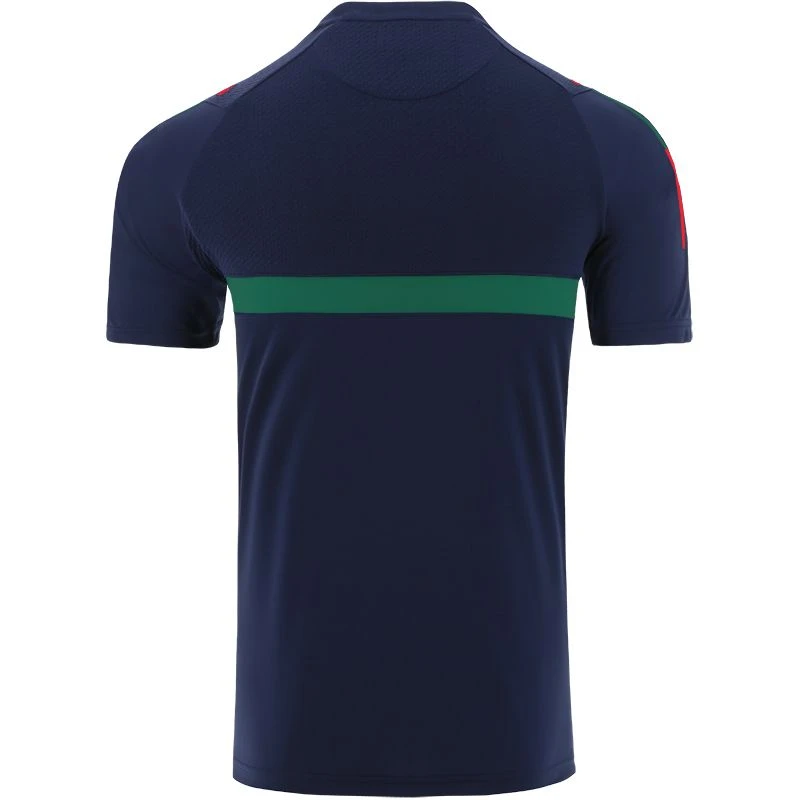 Mayo GAA Kids' Peak T-Shirt Marine / Bottle / Red - Image 2