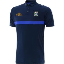 Cavan GAA Men's Peak Peak Polo Shirt Marine / Royal / White