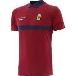 Mayo GAA Men's Peak Polo Shirt Red / Marine / Bottle