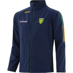 Donegal GAA Men's Peak Soft Shell Full Zip Jacket Marine / Green / Amber