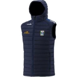 Cavan GAA Men's Peak Hooded Padded Gilet Marine / Royal / White