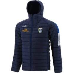 Cavan GAA Kids' Peak Hooded Padded Jacket Marine / Royal / White