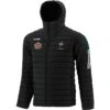 Kildare GAA Kids' Peak Hooded Padded Jacket Black / Bottle / White