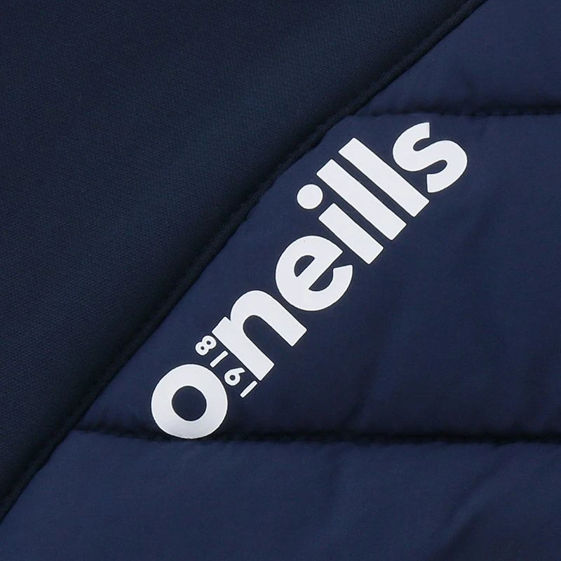 Antrim GAA Kids' Peak Light Weight Padded Jacket Marine / Amber / White - Image 3