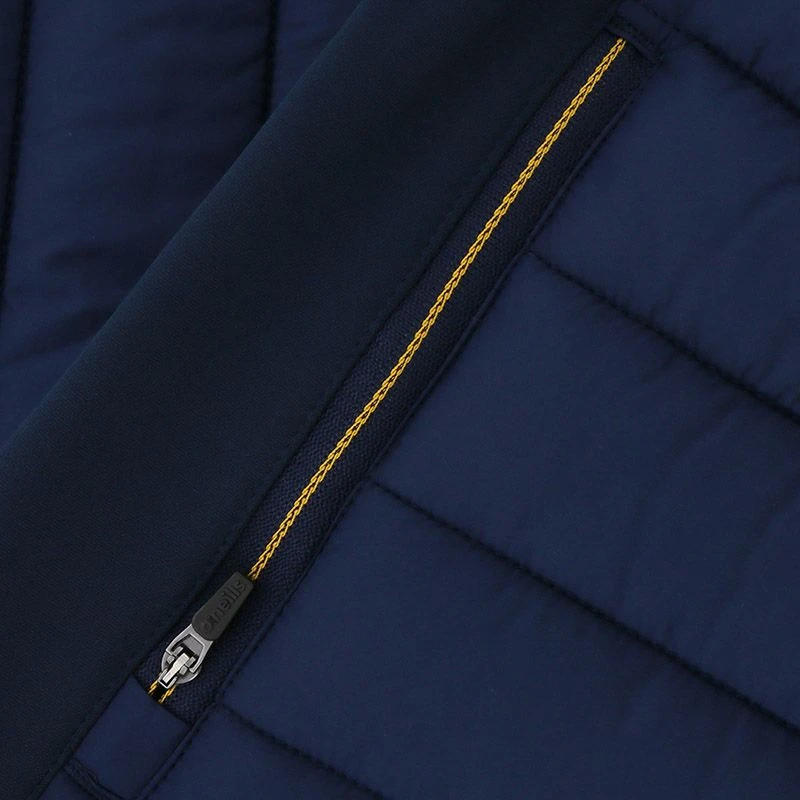 Antrim GAA Kids' Peak Light Weight Padded Jacket Marine / Amber / White - Image 4