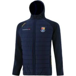 Longford GAA Men's Peak Padded Jacket Marine / Royal / Amber