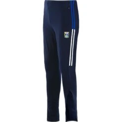 Cavan GAA Men's Peak Brushed Skinny Tracksuit Bottoms Marine / Royal / White