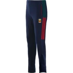 Mayo GAA Men's Peak Brushed Skinny Tracksuit Bottoms Marine / Bottle / Red