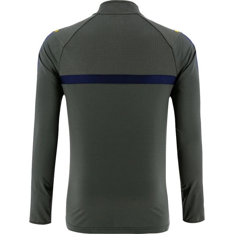 Kerry GAA Men's Peak Brushed Half Zip Top Green / Marine / Amber - Image 2