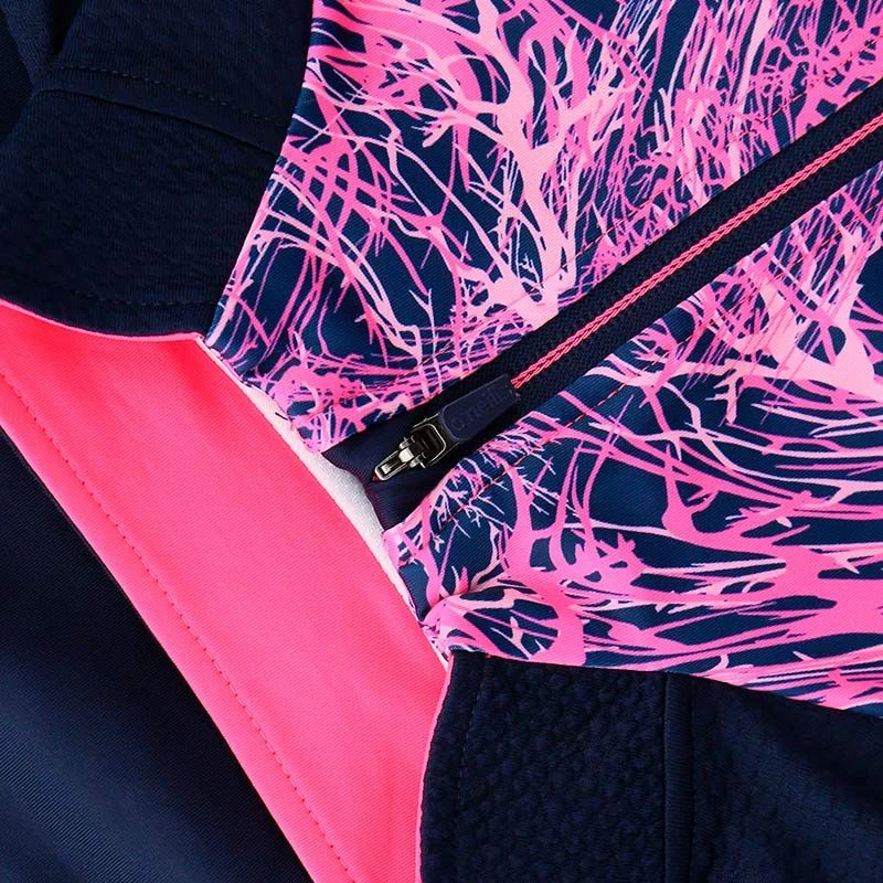 Donegal GAA Women's Peak Brushed Half Zip Top Marine / Pink / White - Image 7