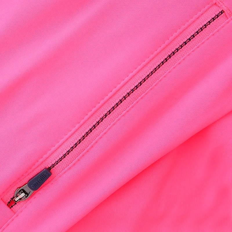 Kerry GAA Women's Peak Brushed Half Zip Top Pink / Marine / White - Image 5