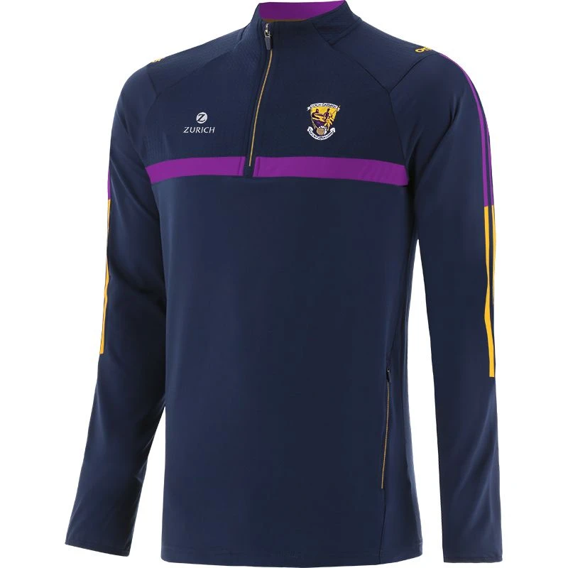 Wexford GAA Kids' Peak Brushed Half Zip Top Marine / Purple / Amber