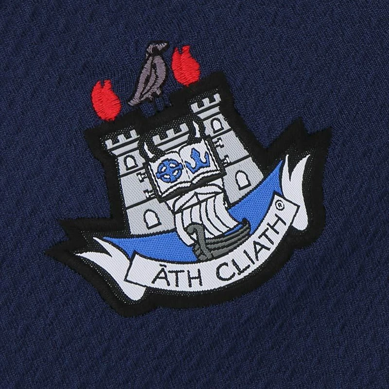 Dublin GAA Men's Peak Hybrid Half Zip Top Marine / Sky / White - Image 3