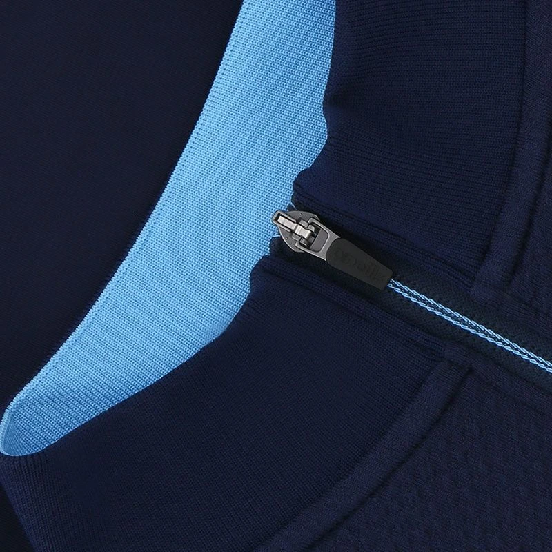 Dublin GAA Men's Peak Hybrid Half Zip Top Marine / Sky / White - Image 5