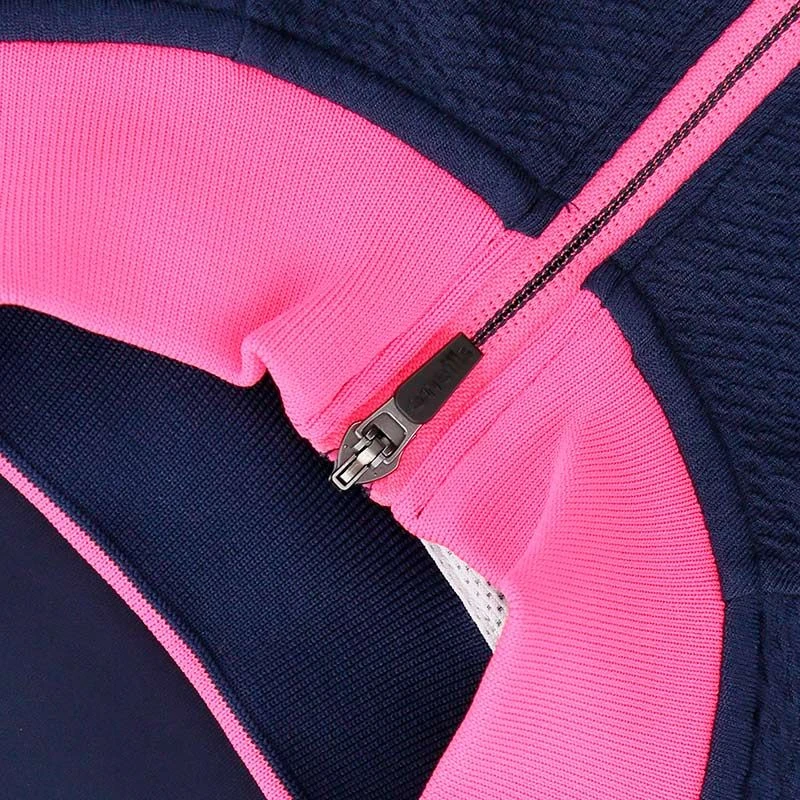 Tipperary GAA Women's Peak Hybrid Half Zip Top Marine / Pink / White - Image 4