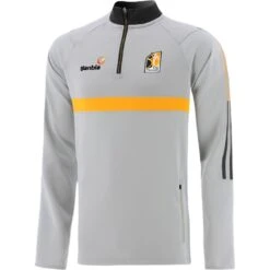 Kilkenny GAA Men's Peak Hybrid Half Zip Top Silver / Amber / Black