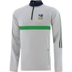 Limerick GAA Kids' Peak Hybrid Half Zip Top Silver / Green / Marine